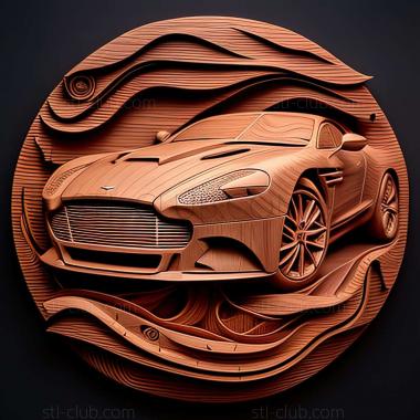 3D model Aston Martin DBR9 (STL)